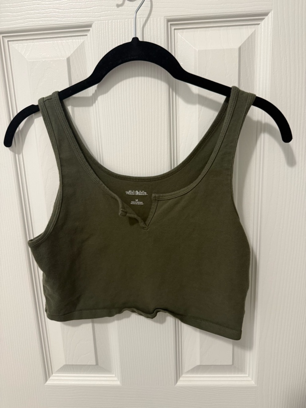 wild fable Olive Green Cropped Tank